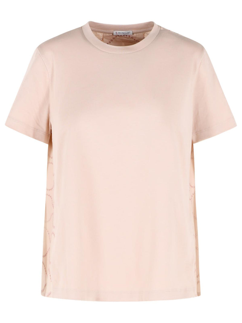 Moncler Moncler Cotton Polo Shirt Pink Women - World Class Fashion