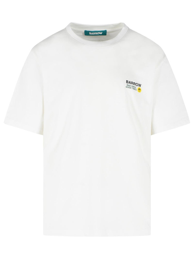 Barrow Barrow White Cotton Polo Shirt Men - World Class Fashion