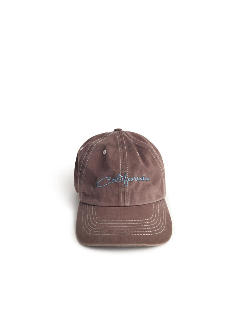 Erl Erl California Brown Cotton Cap - World Class Fashion