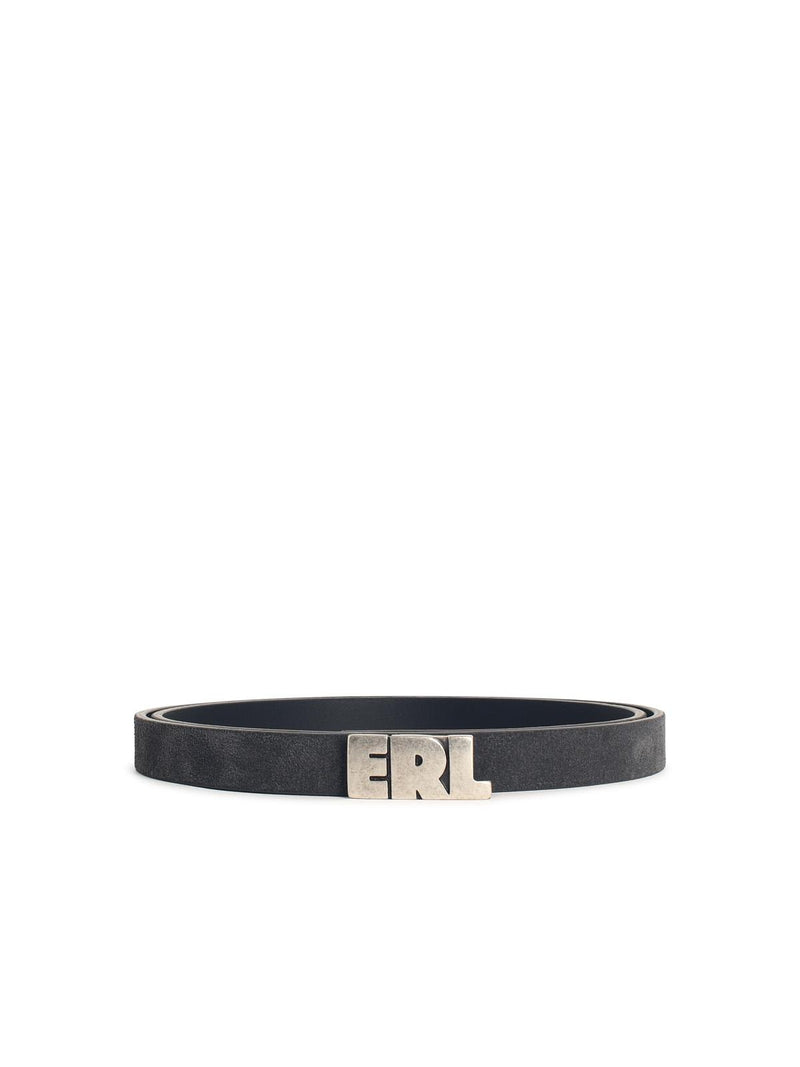 Erl Cinturón para hombre Erl de ante negro - World Class Fashion
