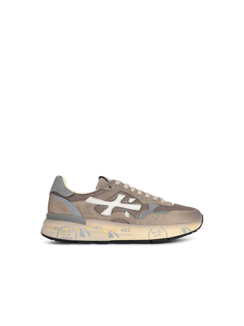 Premiata Premiata MICK Brown Leather Blend Sneakers - World Class Fashion