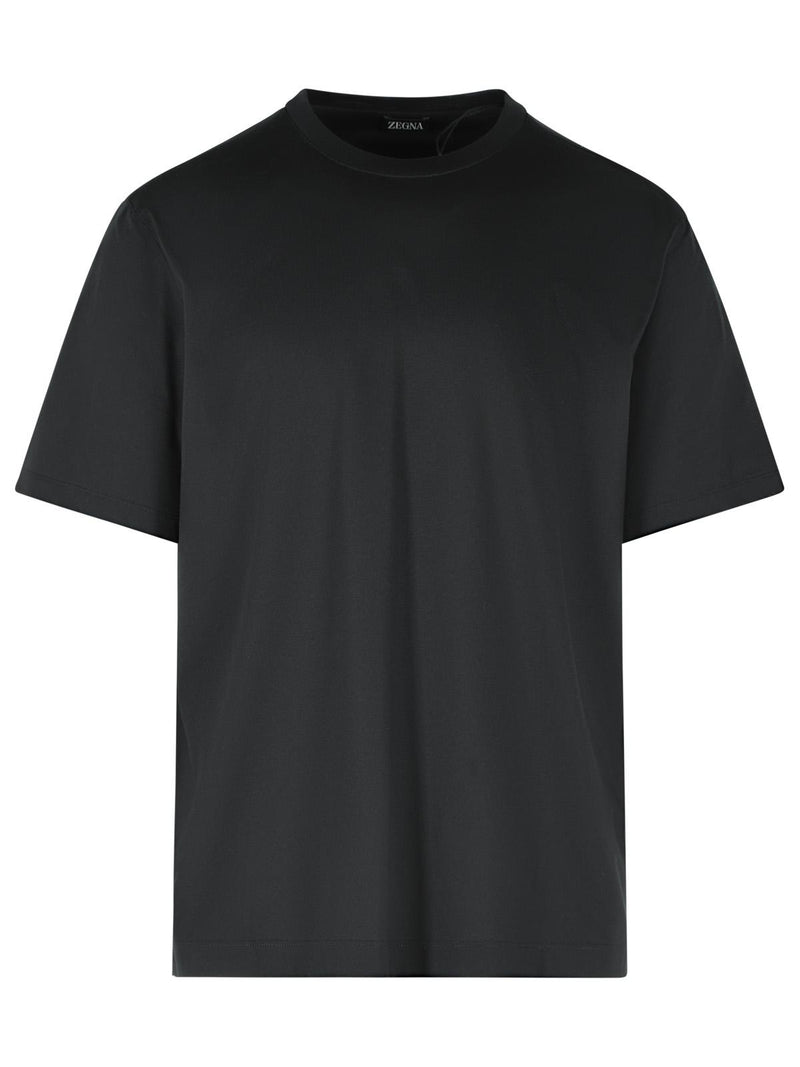Zegna Zegna Cotton T-shirt Black Men - World Class Fashion