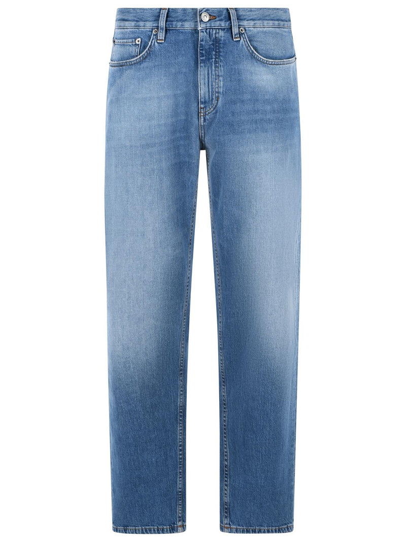 Zegna Zegna Light Blue Cotton Jeans Men - World Class Fashion