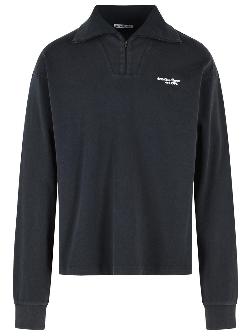 Acne Studios Acne Studios Cotton Sweatshirt Black Men - World Class Fashion