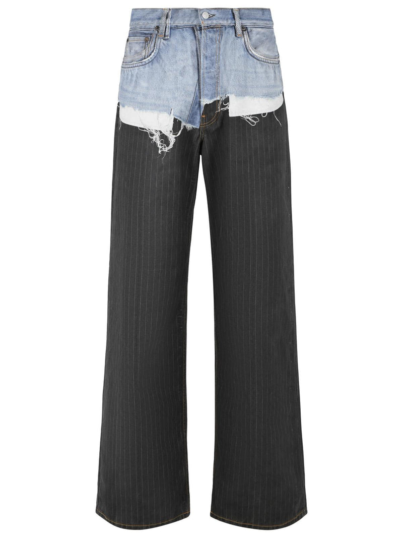 Acne Studios Acne Studios CK0139AIL Blue Cotton Jeans Men - World Class Fashion