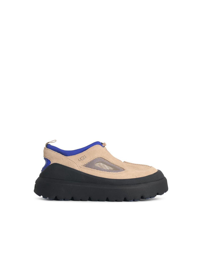 Ugg Ugg Heritage Utility Axoid Beige Suede Blend Sneakers - World Class Fashion