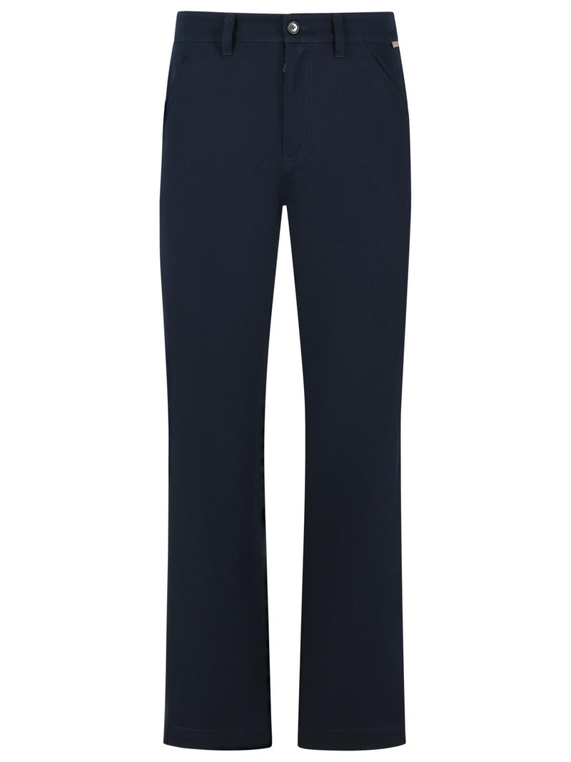 Burberry Burberry Arthur Navy Cotton Pants Men - World Class Fashion