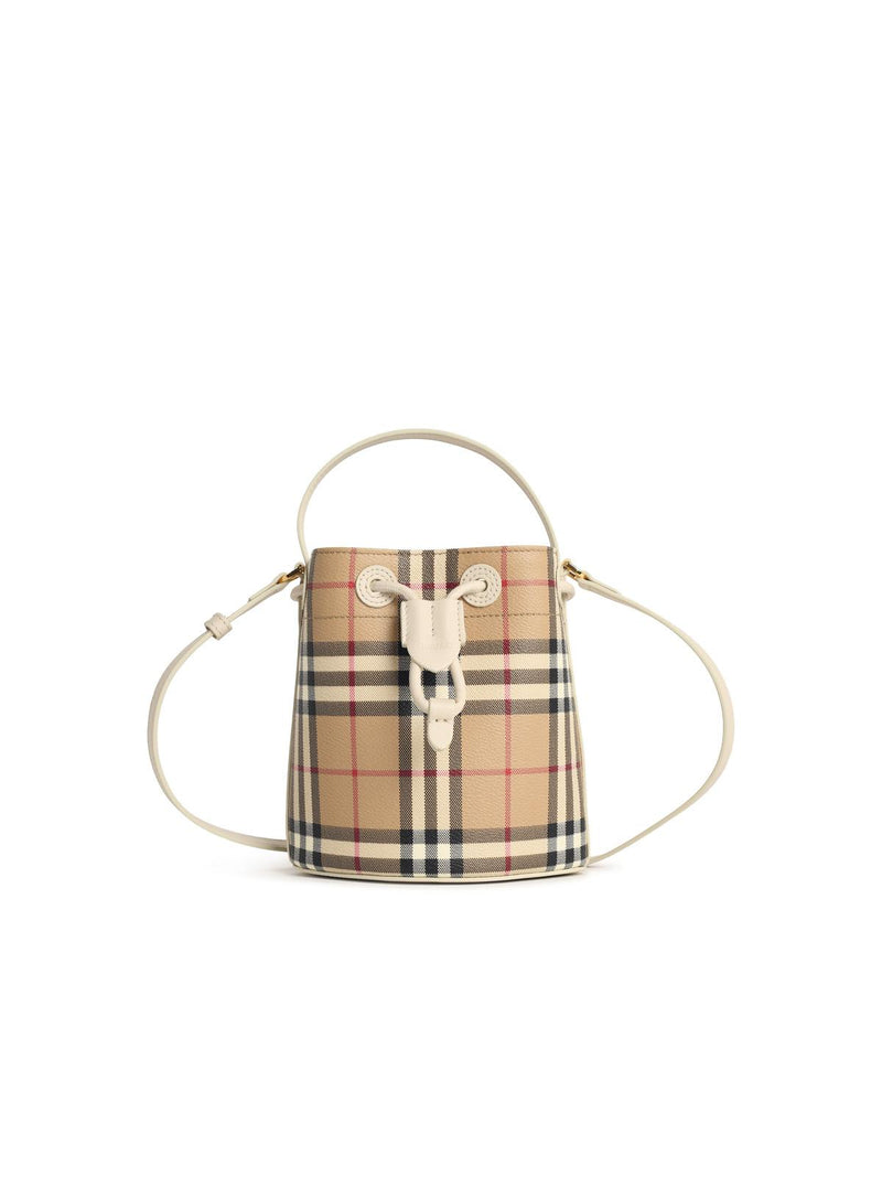 Burberry Bolso bombonera Burberry Vintage Check Beige para mujer - World Class Fashion