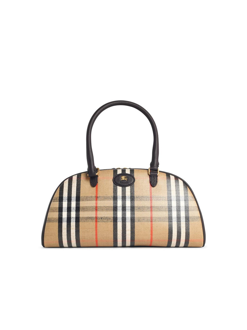 Burberry Burberry Bowling Highlands Medium Bag Beige Sand - World Class Fashion