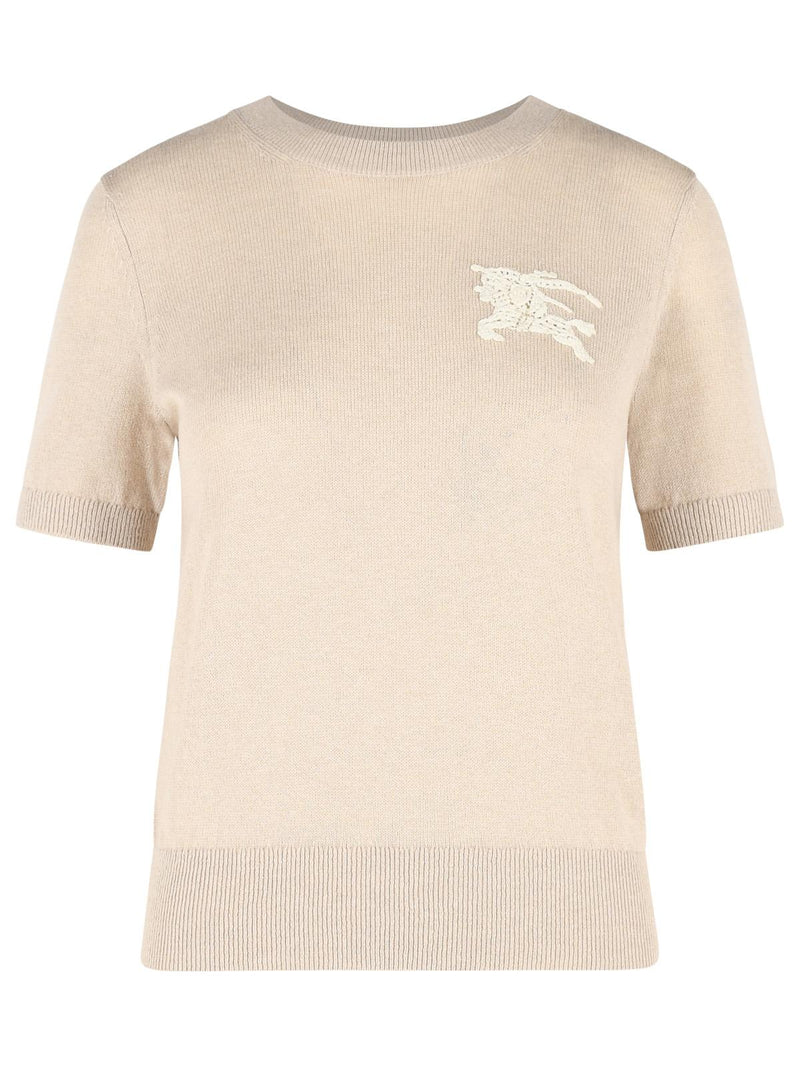 Burberry Burberry ANISA Beige Cotton Wool Sweater - World Class Fashion