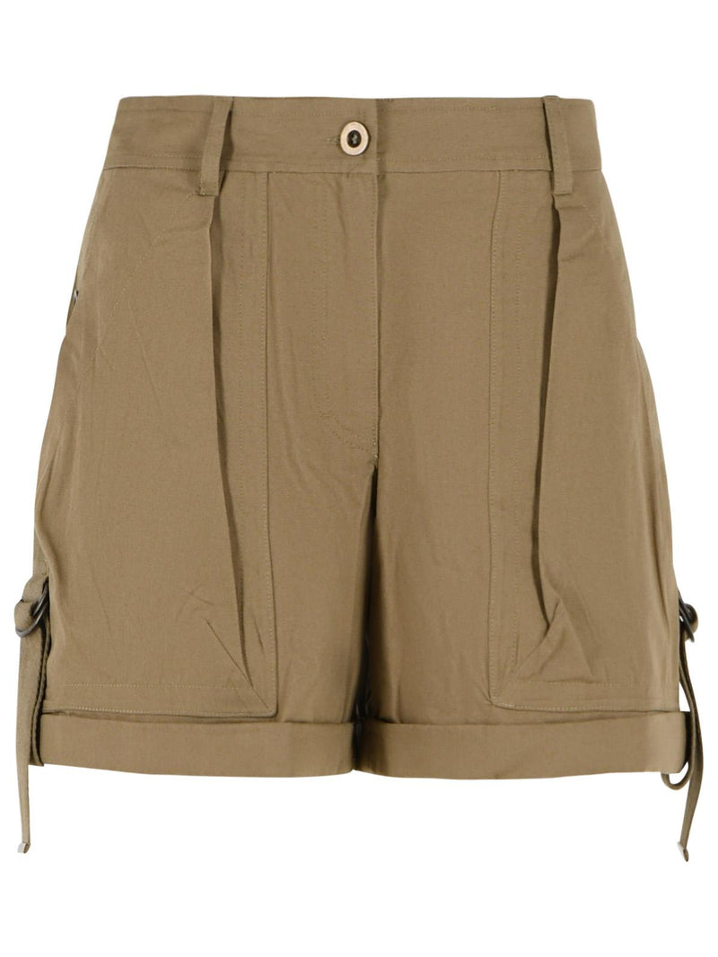 Isabel Marant Isabel Marant BONIZA KAKI Shorts de algodón Verdes - World Class Fashion