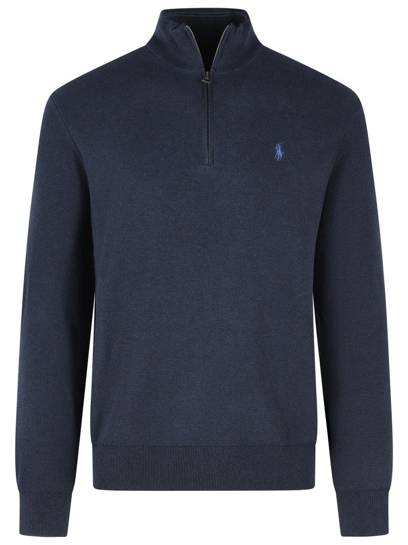Polo Ralph Lauren Polo Ralph Lauren Cotton Knit Sweater Navy Men - World Class Fashion