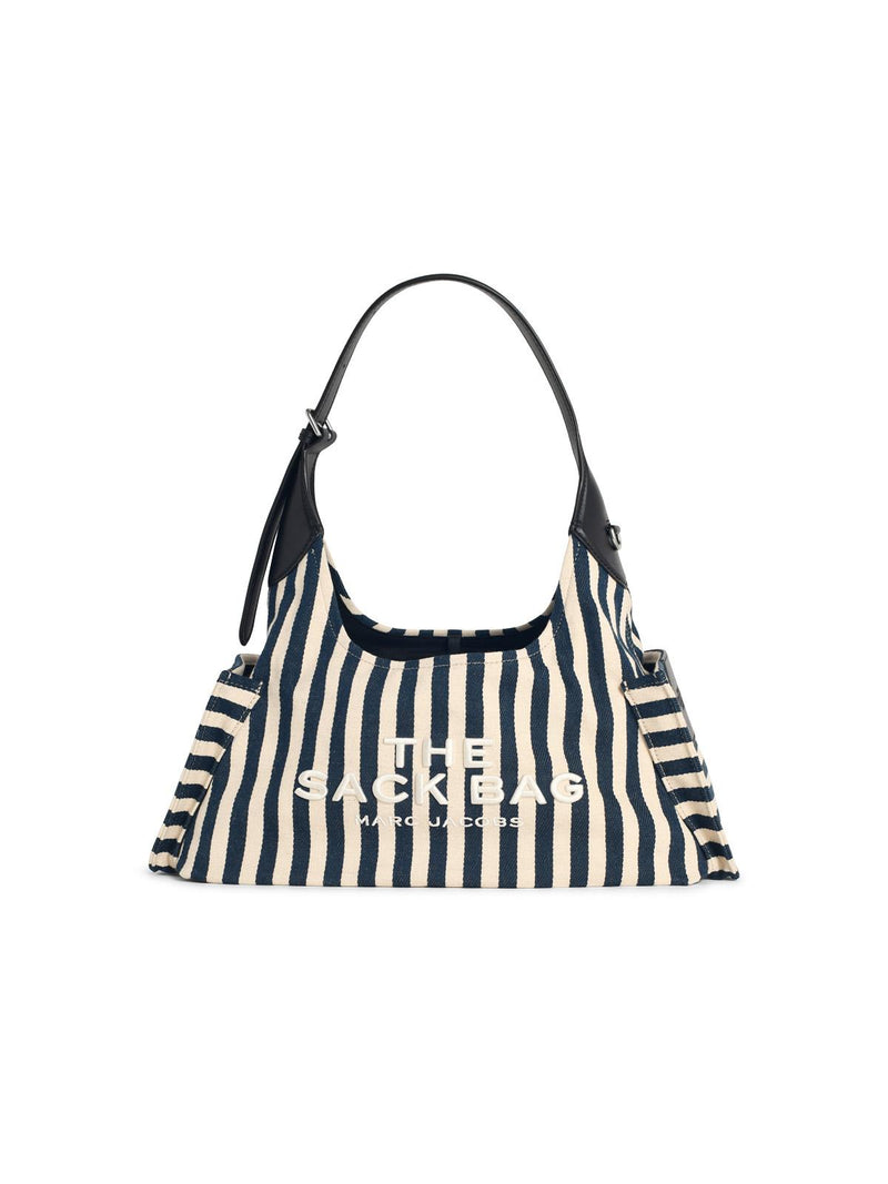 Marc Jacobs Bolso de Mujer de Lona a Rayas Azul THE Sack de Marc Jacobs - World Class Fashion