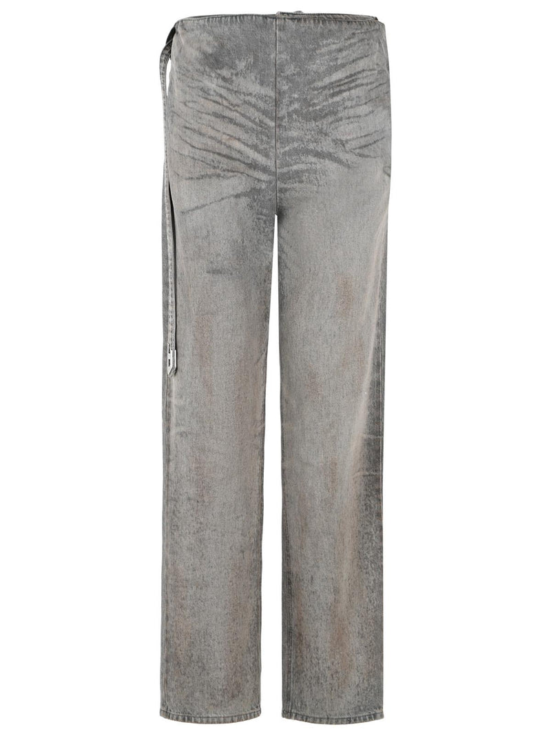 Diesel Diesel D-THALIRA Grey Cotton Blend Jeans - World Class Fashion