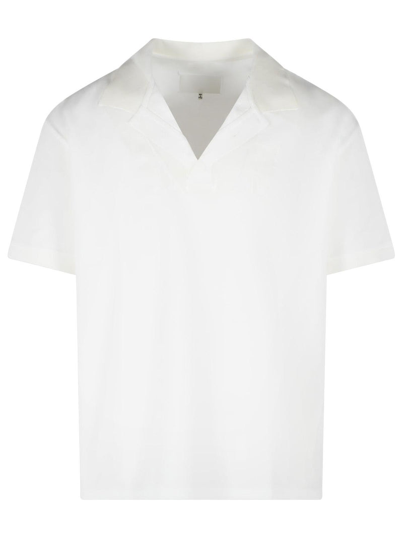Maison Margiela Maison Margiela White Cotton Polo Shirt Men - World Class Fashion