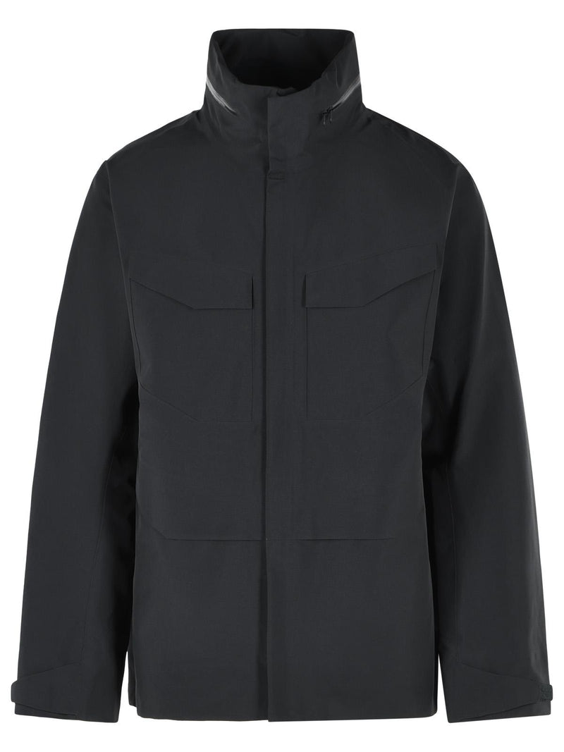 Veilance Veilance FIELD Black Polyamide Jacket - World Class Fashion