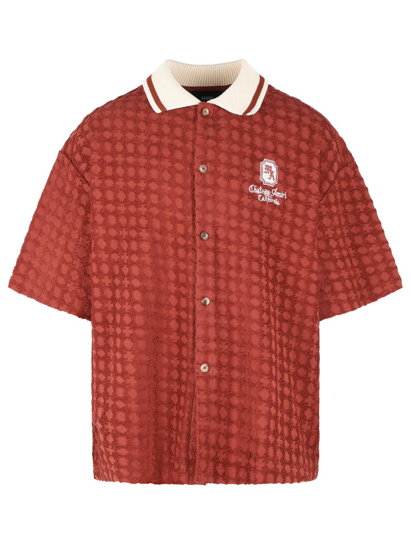 Amiri Amiri Brick Cotton Shirt Red - World Class Fashion