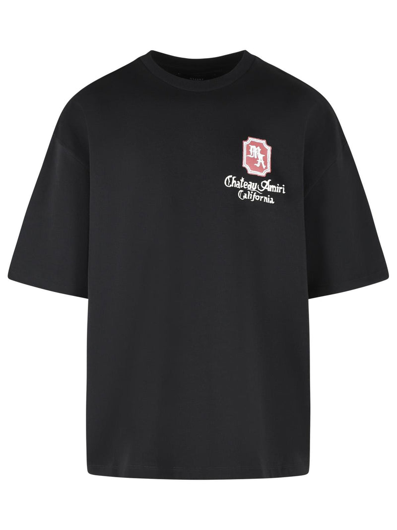 Amiri Amiri Oversized Black Cotton T-shirt Men - World Class Fashion