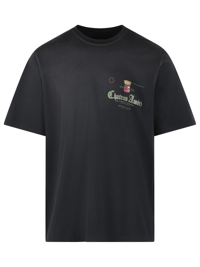 Amiri Amiri Gradient Logo Cotton T-shirt Black - World Class Fashion