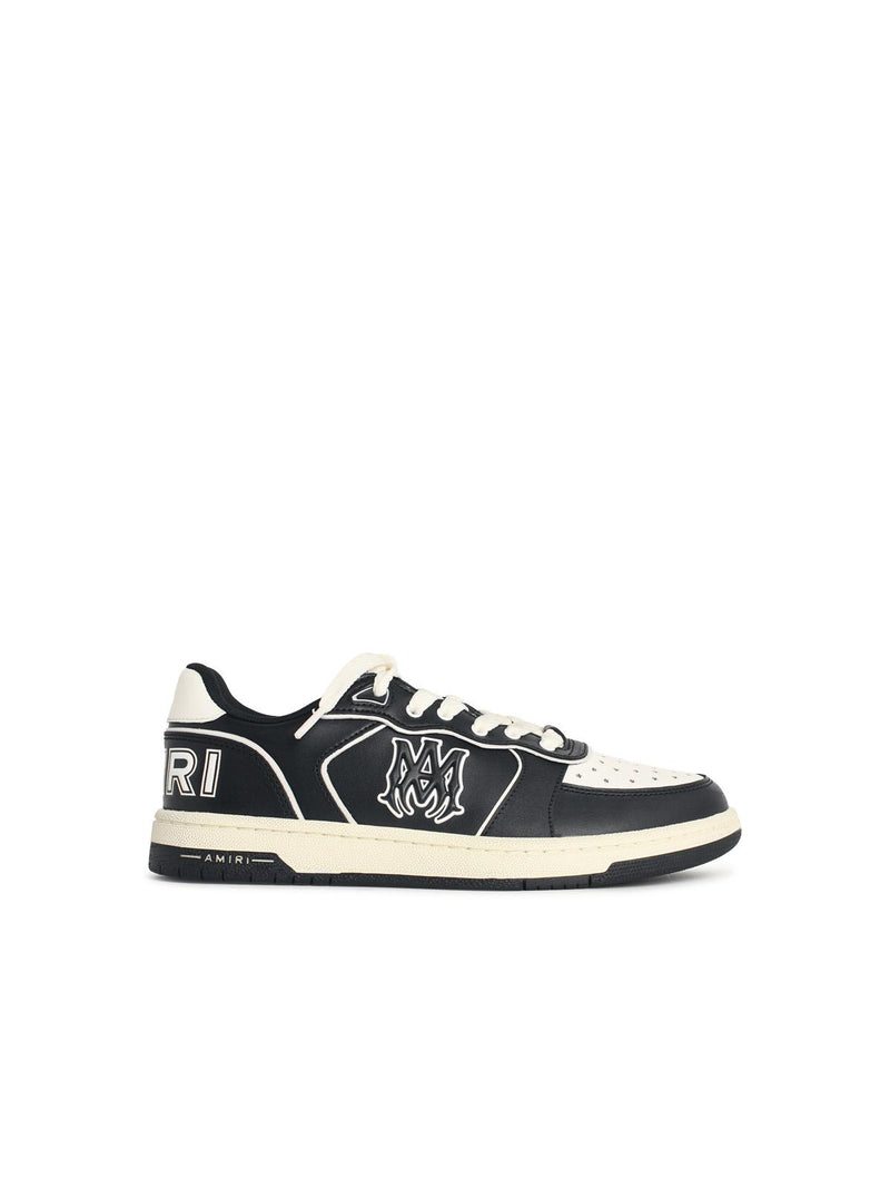 Amiri Amiri 'NEWPORT' Black Leather Blend Sneakers - World Class Fashion