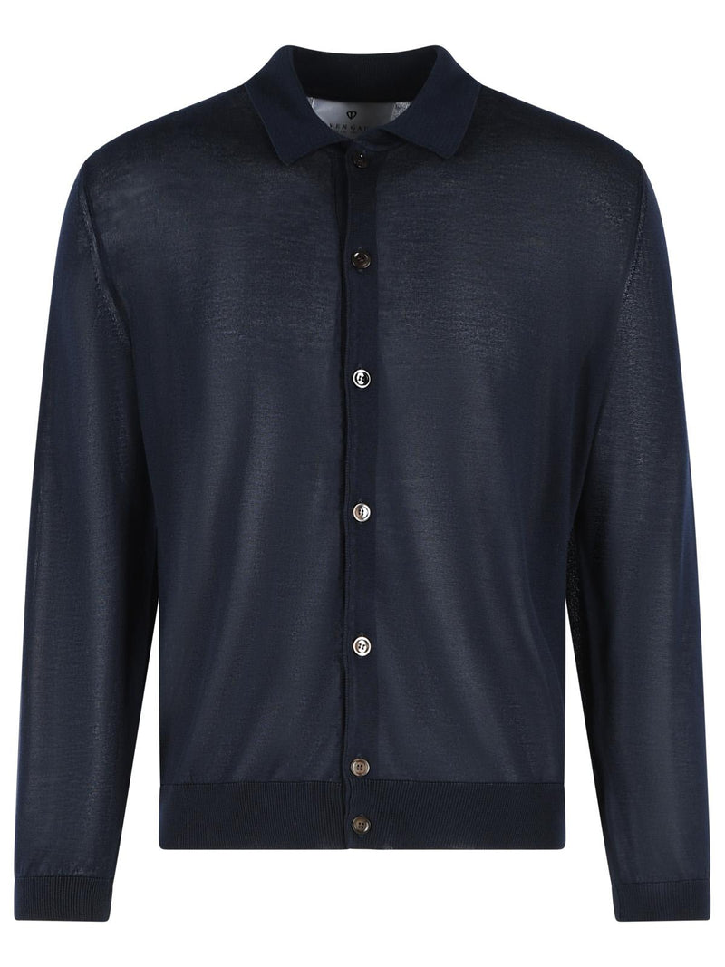 Seven Gauge Seven Gauge Lyocell Shirt Blue Men - World Class Fashion