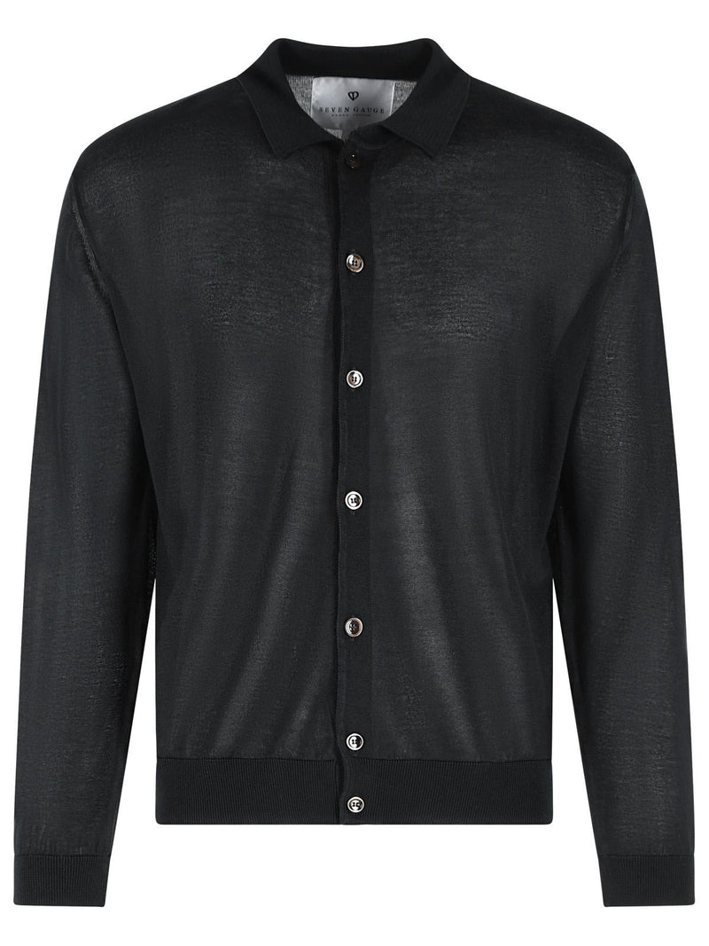 Seven Gauge Seven Gauge Black Lyocell Shirt Men - World Class Fashion