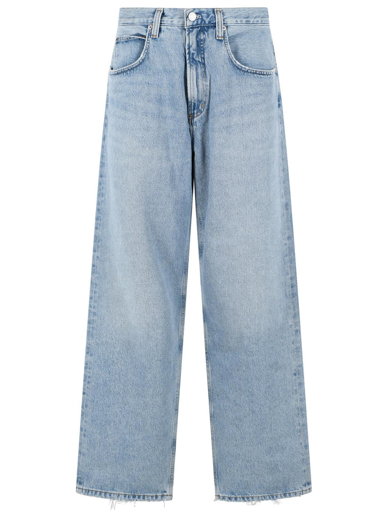 Agolde Agolde 'FUSION' Blue Cotton Jeans Men - World Class Fashion