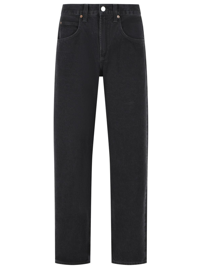 Agolde Agolde 'FUSION' Black Cotton Jeans Men - World Class Fashion