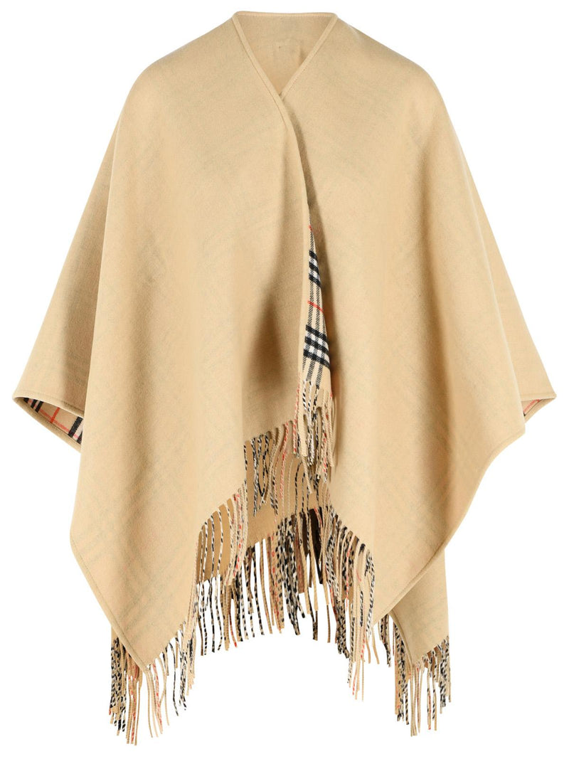 Burberry Burberry Wool Cape Beige Women - World Class Fashion