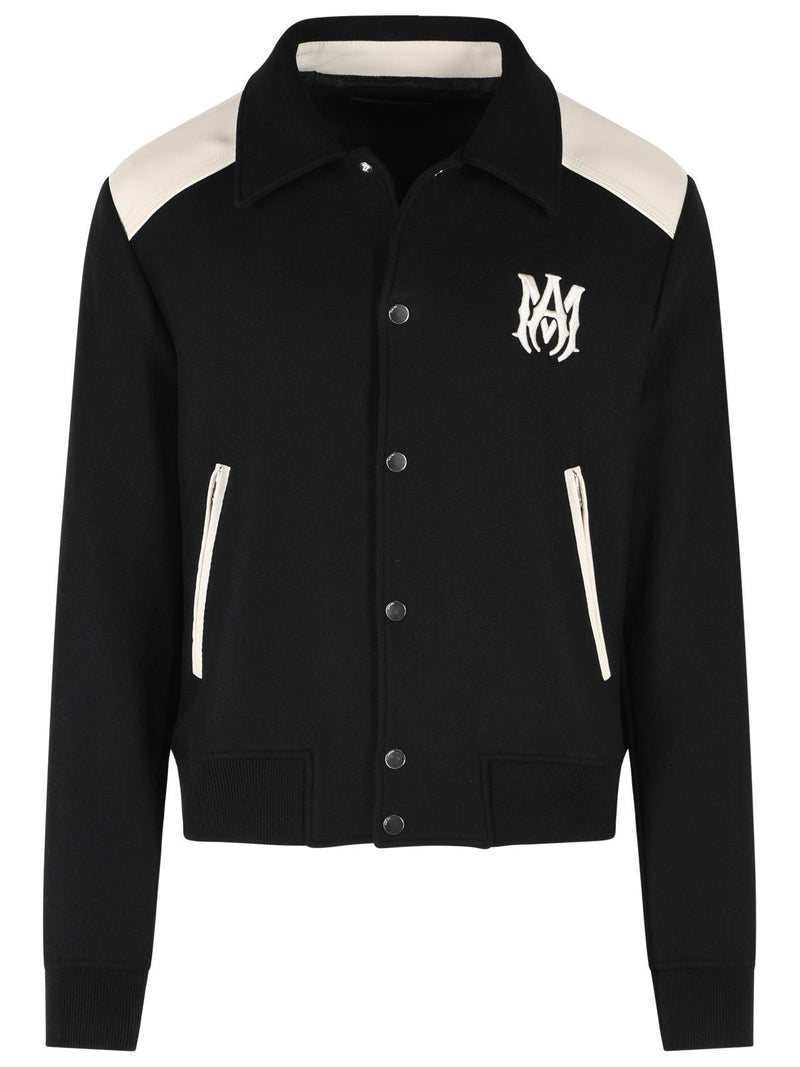 Amiri Amiri MA Band Black Virgin Wool Blend Jacket - World Class Fashion