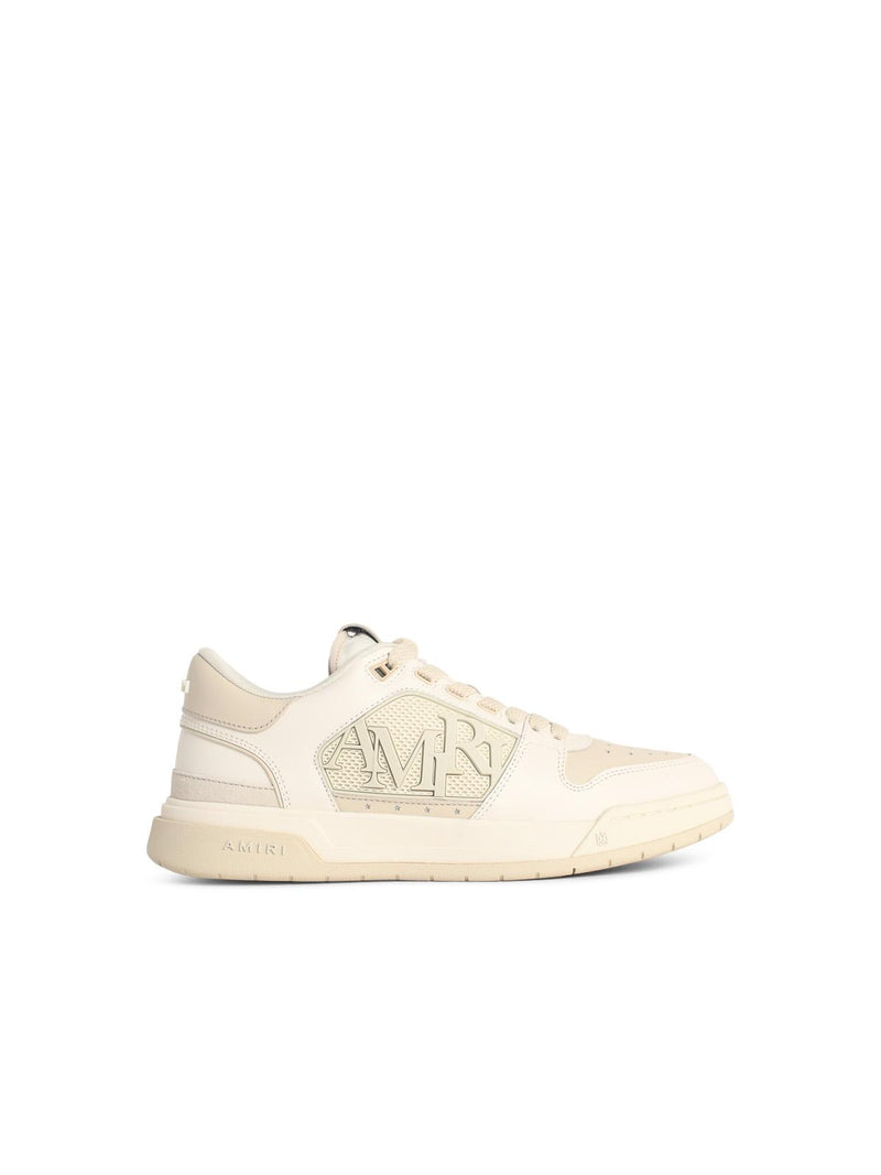 Amiri Amiri 'CLASSIC Low' Sneakers In Alabaster White Leather Blend - World Class Fashion