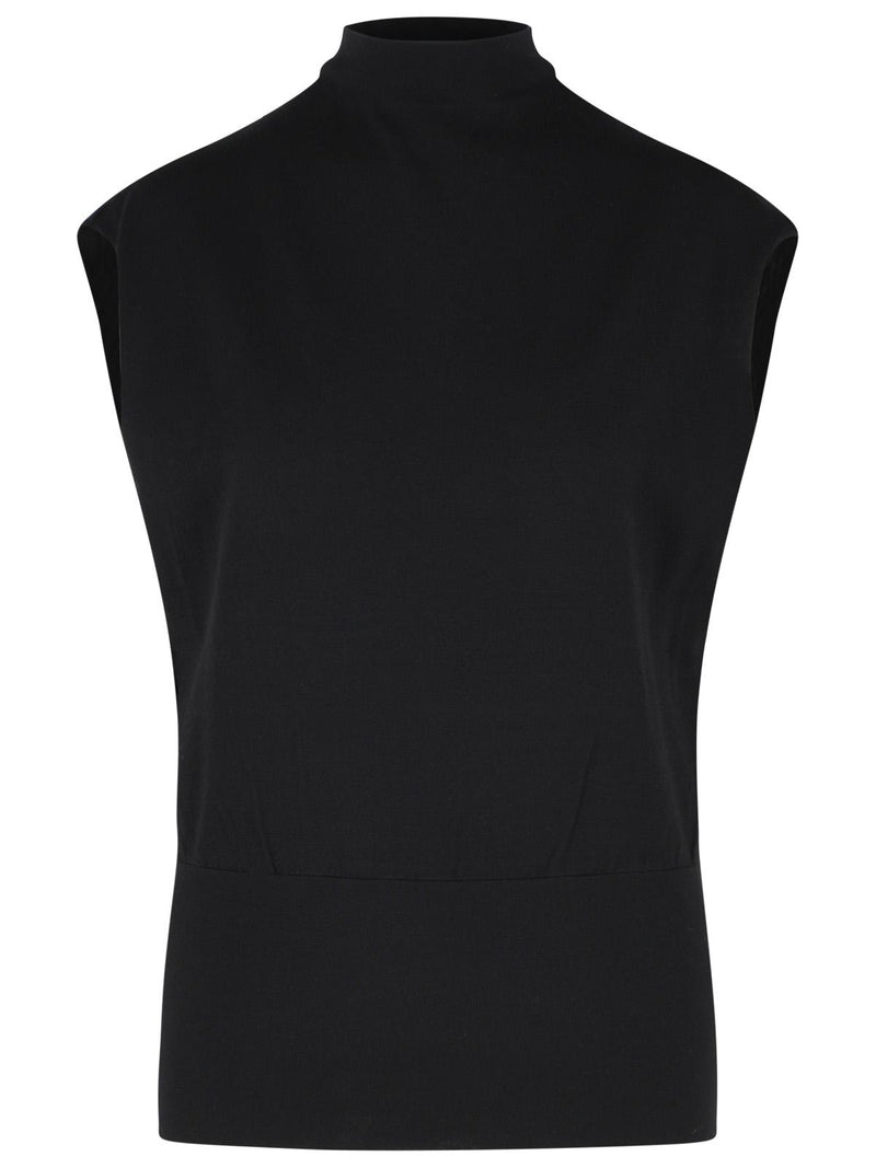 Simkhai Simkhai 'JULI' Black Viscose Blend Top - World Class Fashion