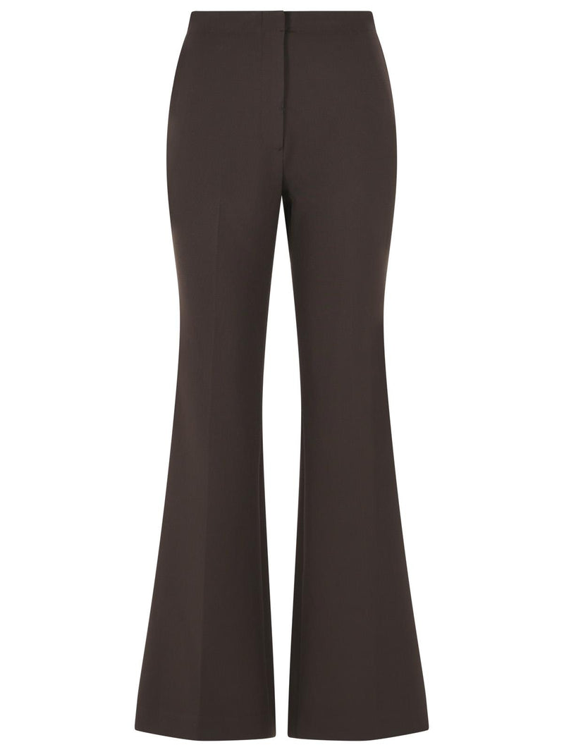 Simkhai Simkhai Kenna Chocolate Polyester Blend Pants - World Class Fashion