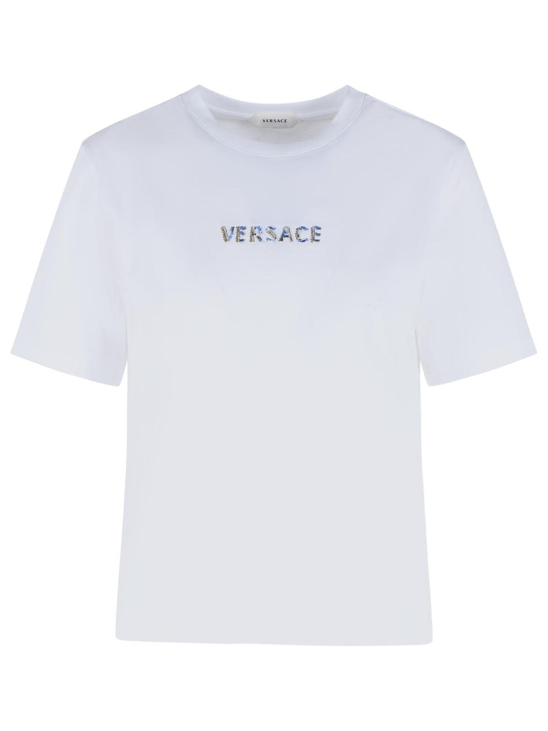 Versace Versace Cotton Polo Shirt White Women - World Class Fashion