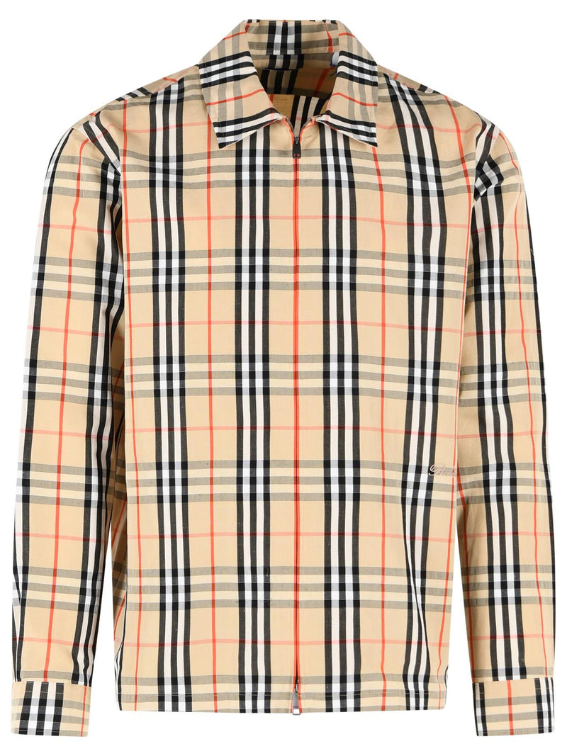 Burberry Burberry Beige Cotton and Linen Shirt Men - World Class Fashion