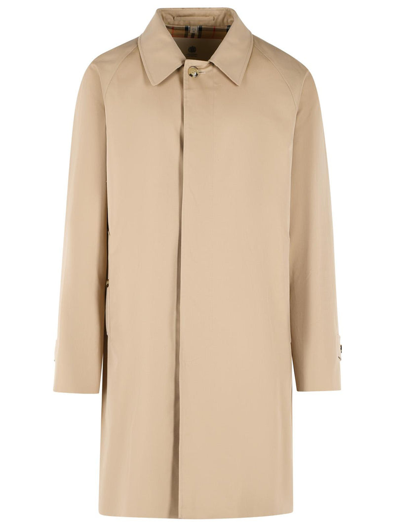 Burberry Burberry Camden Midi Beige Cotton Trench Coat - World Class Fashion