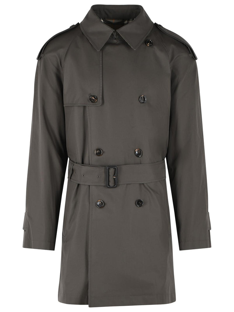 Burberry Burberry LEADENHAM Trench Coat Estuary Brown - World Class Fashion