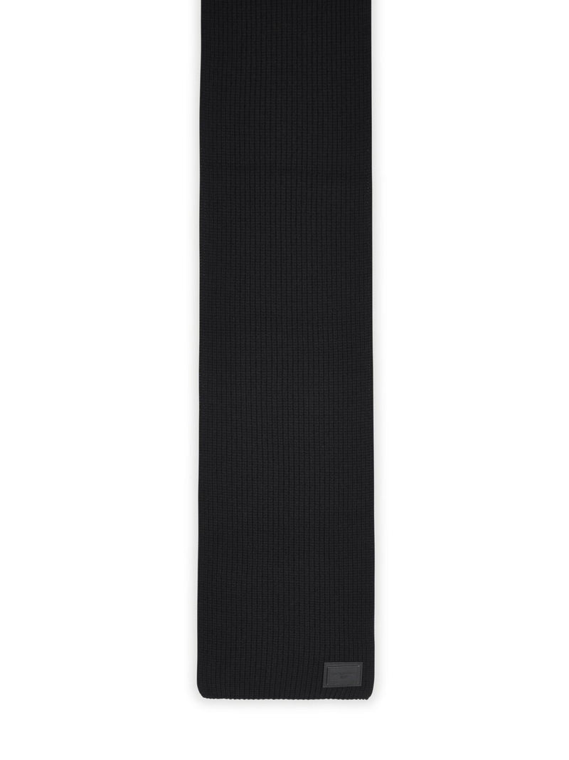 Dolce & Gabbana Dolce & Gabbana DG Patch Black Cashmere Scarf - World Class Fashion