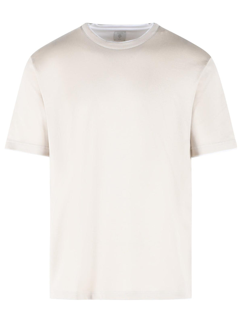 Eleventy Eleventy Men's Beige Cotton Polo Shirt - World Class Fashion