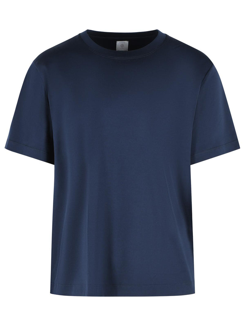 Eleventy Eleventy Cotton Polo Shirt Blue Men - World Class Fashion