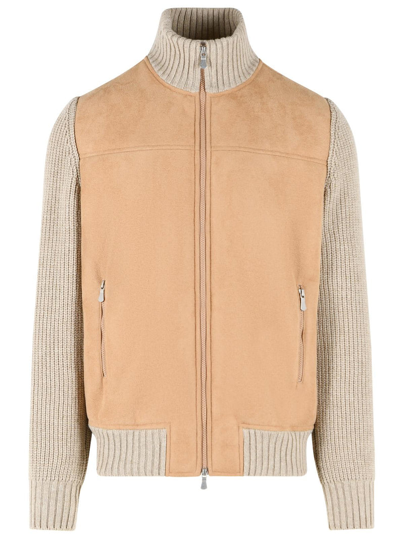 Gran Sasso Gran Sasso Virgin Wool Jacket Beige Men - World Class Fashion