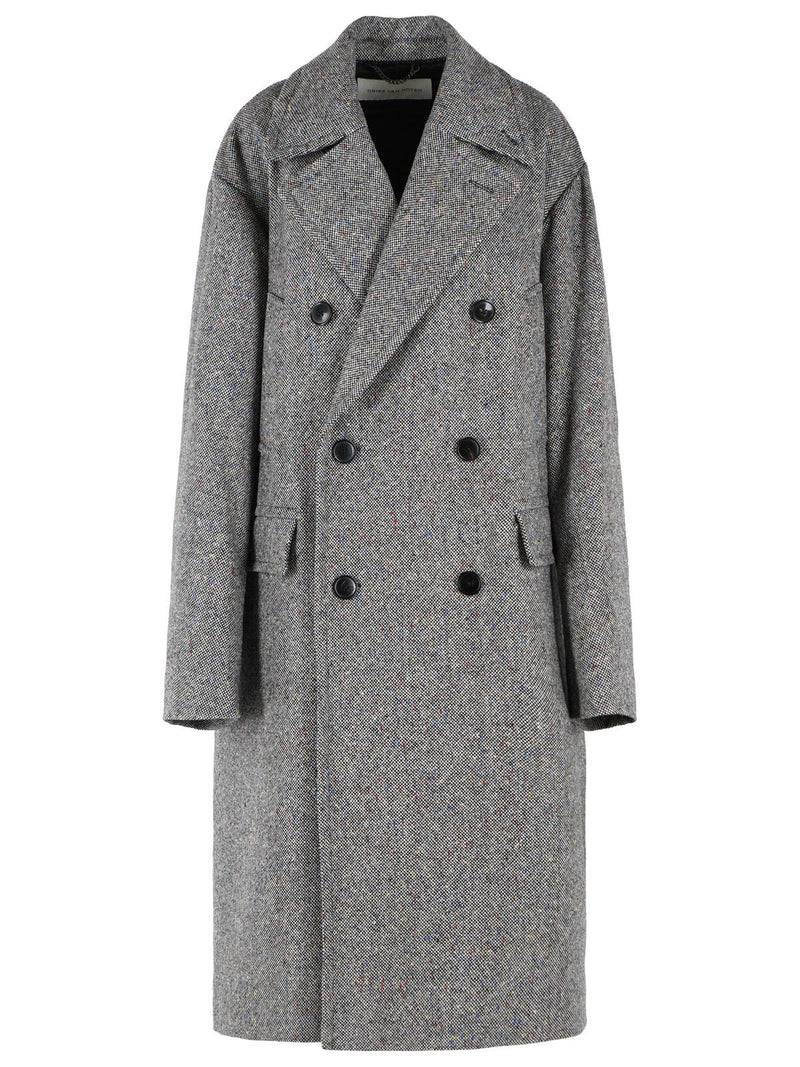 Dries Van Noten Dries Van Noten RASCOTT Grey Wool Coat Men - World Class Fashion