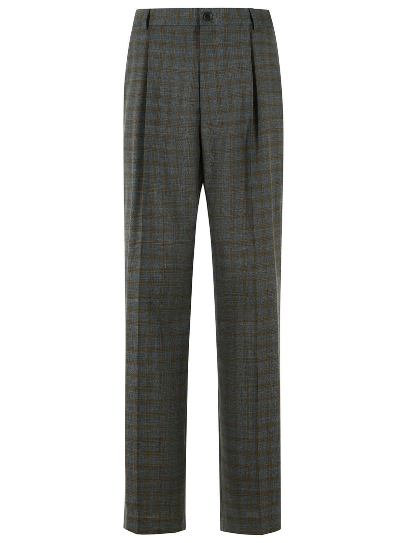 Dries Van Noten Dries Van Noten Wool Trousers Brown Men - World Class Fashion