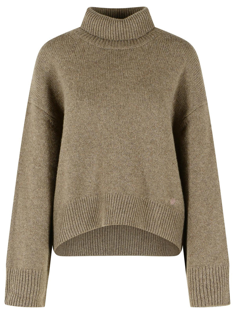 Loulou De Saison Loulou De Saison Jonah Cashmere Sweater Nutmeg Melange - World Class Fashion