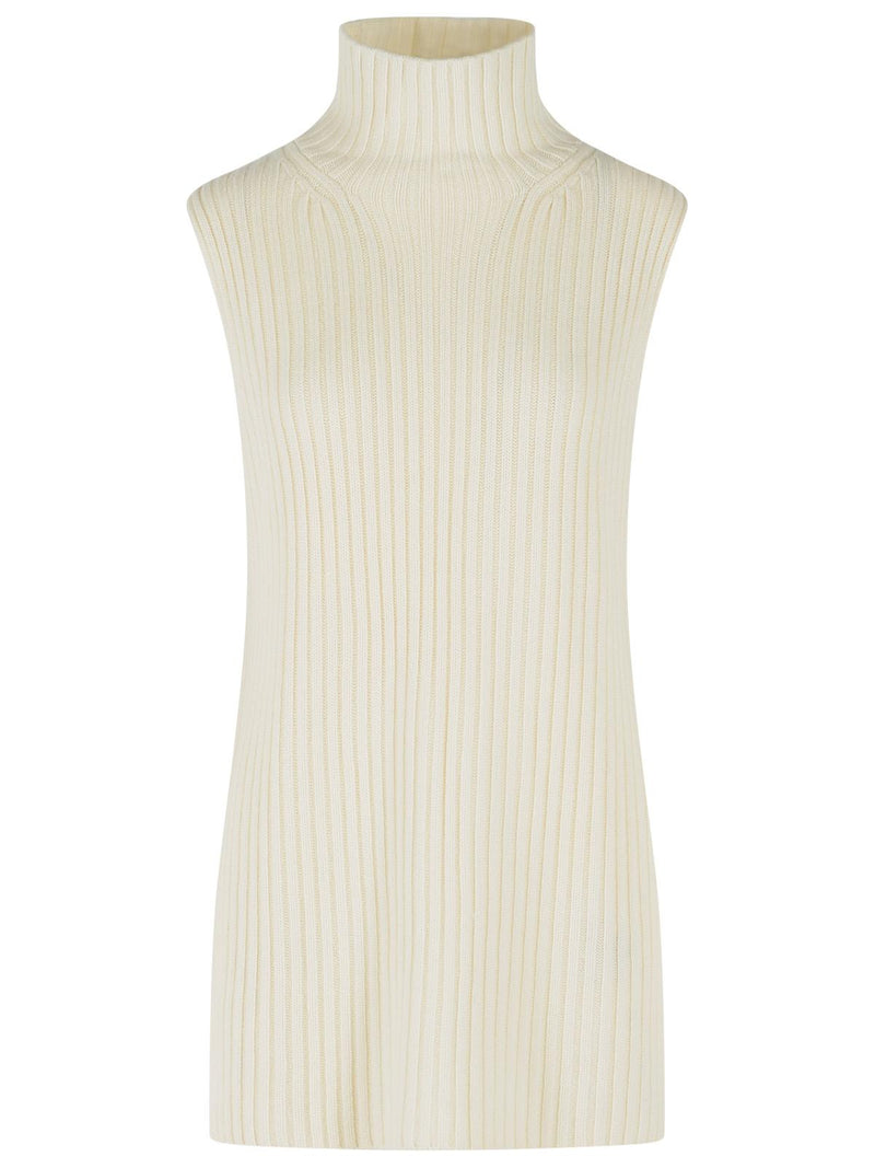 Loulou De Saison Loulou De Saison BECCA Ivory Cashmere Vest - World Class Fashion