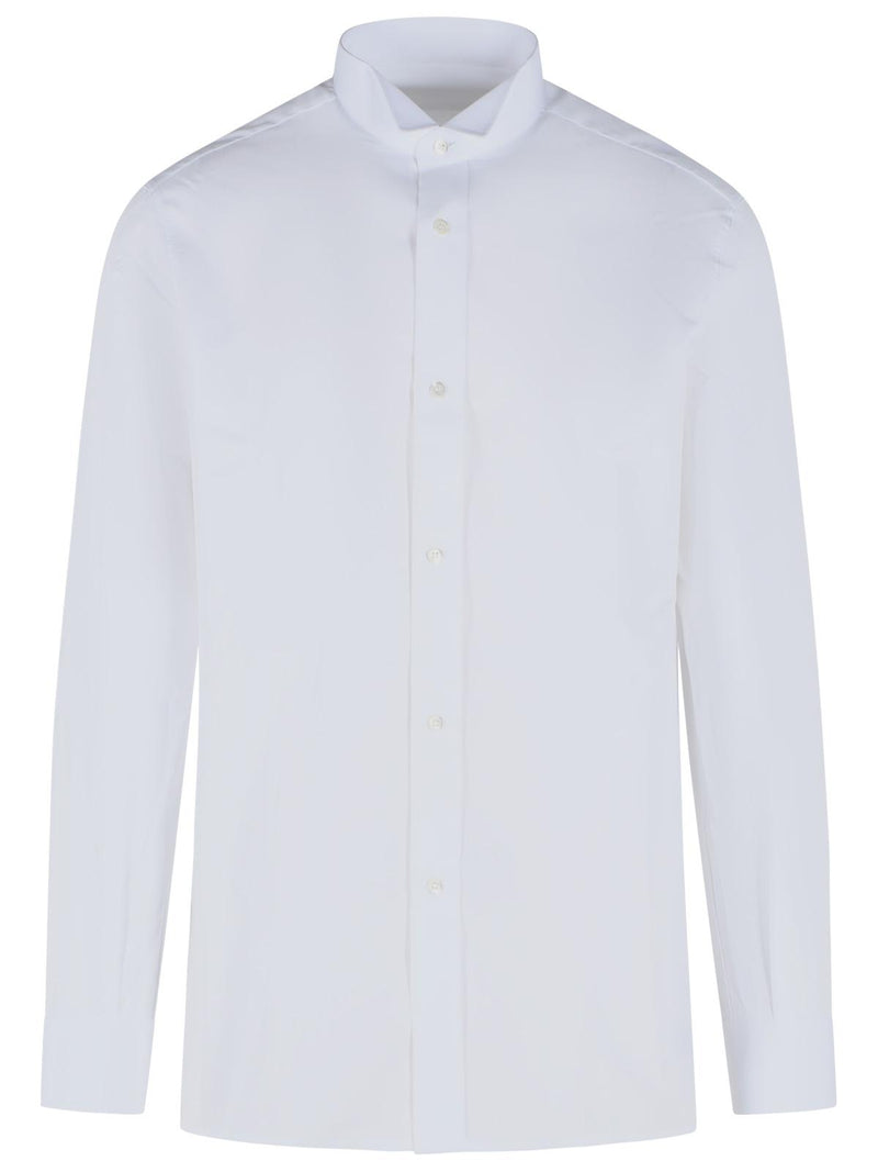 Maison Margiela Maison Margiela SNAPPED White Cotton Shirt Men - World Class Fashion