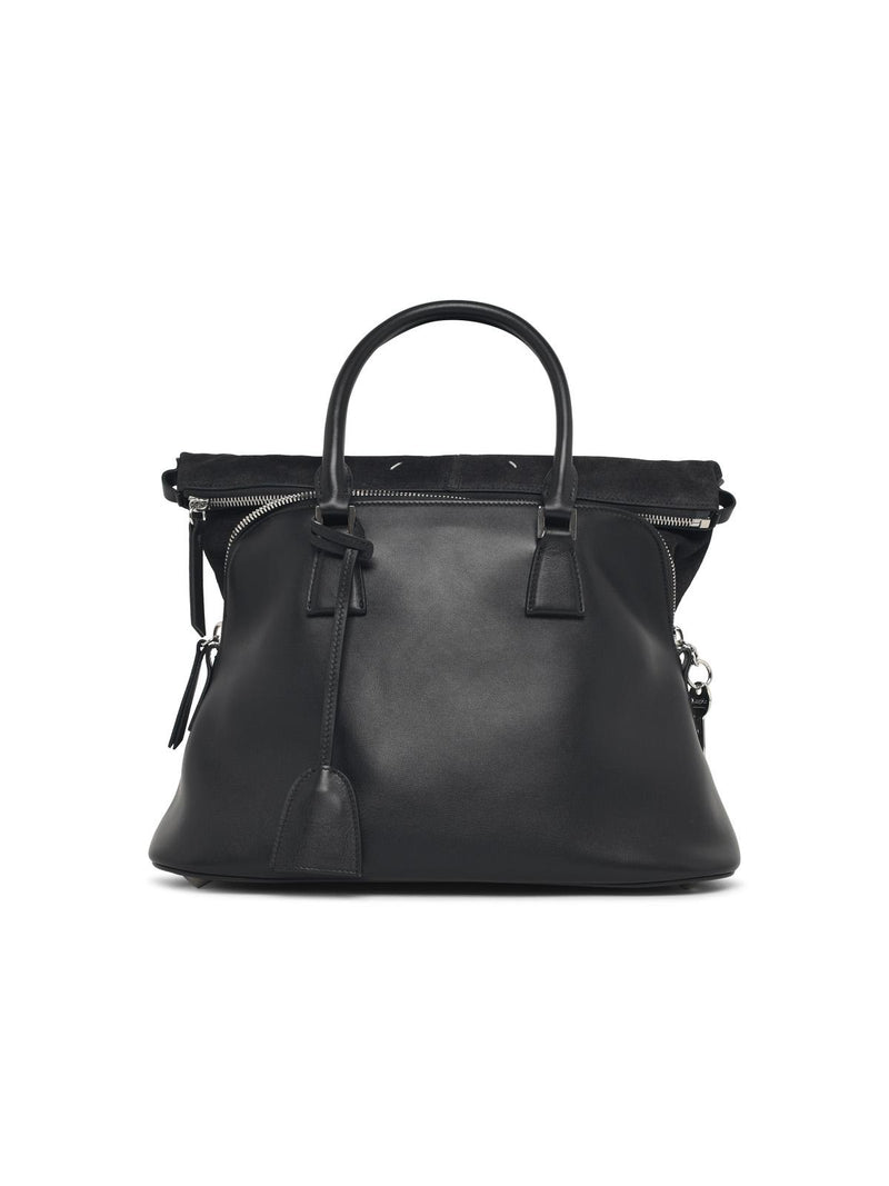 Maison Margiela Maison Margiela 5AC Soft Medium Bag Dark Grey Leather - World Class Fashion