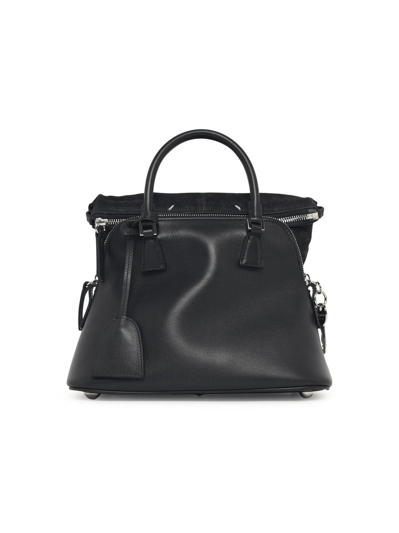 Maison Margiela Maison Margiela 5AC Soft Dark Grey Leather Mini Bag - World Class Fashion