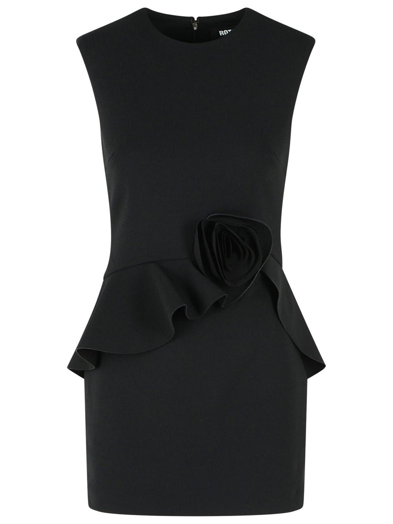 Rotate Rotate Black Crêpe Mini Dress Women - World Class Fashion