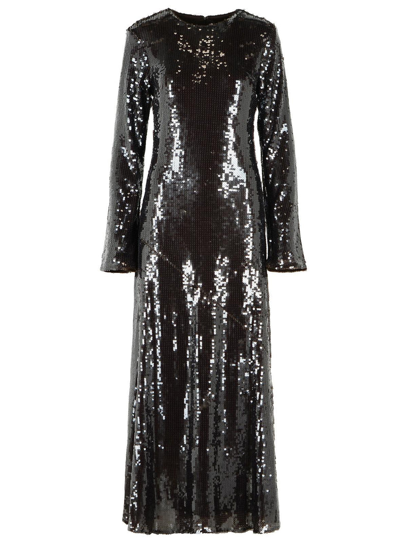 Rotate Rotate Polyester Maxi Dress Brown Women - World Class Fashion